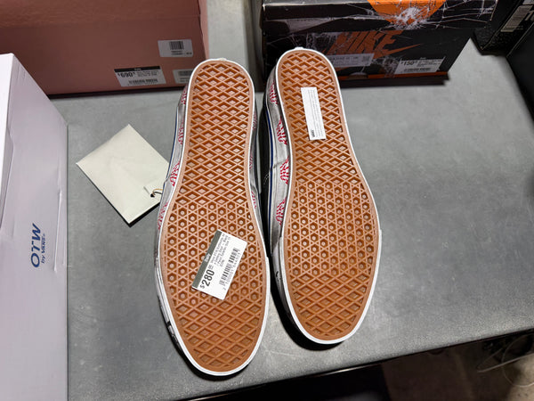 Vans OTW Authentic 44 x Gallery Dept - Black / Paint Splatter Size 12