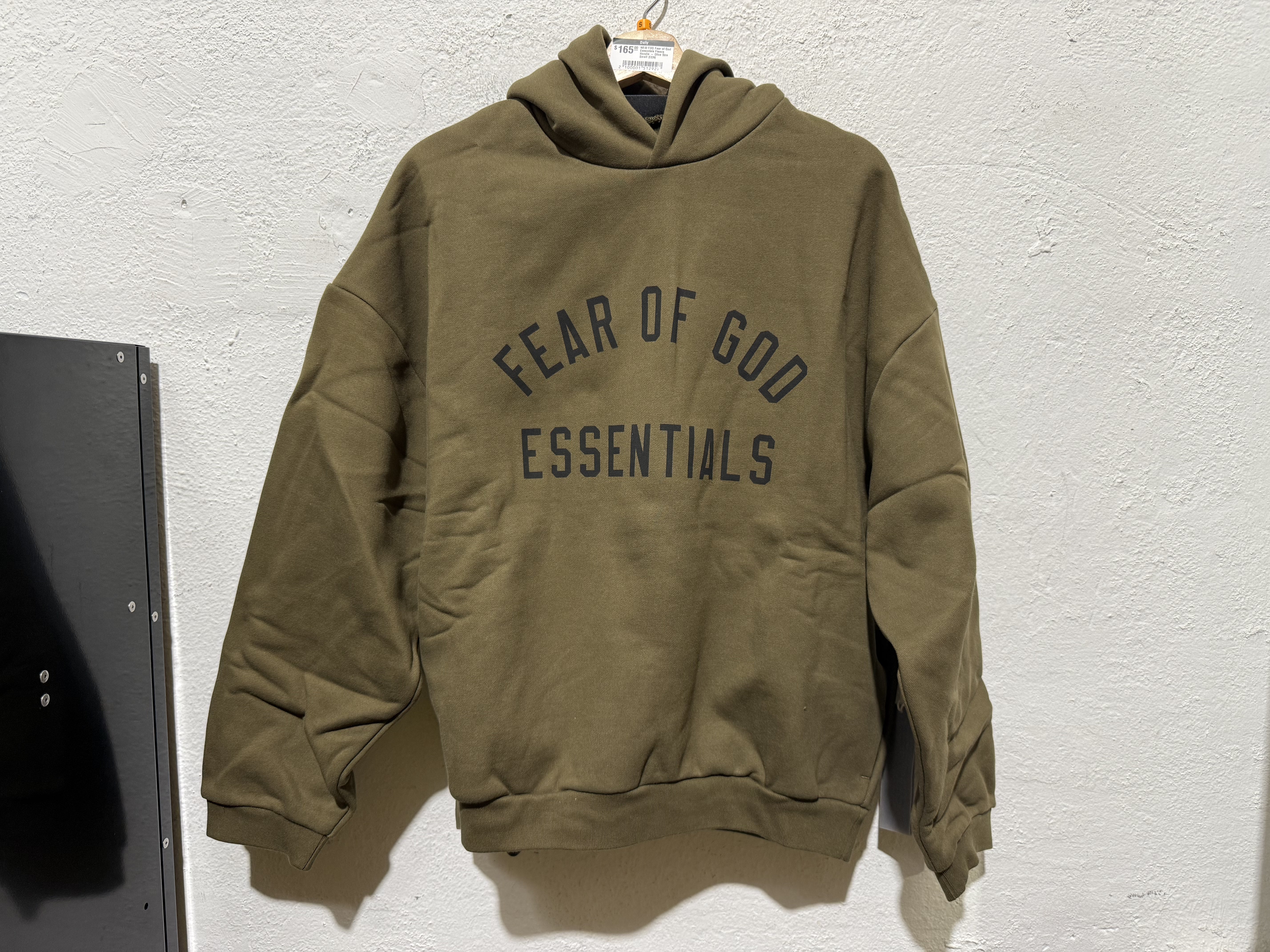 FOG Fear of God Essentials Fleece Hoodie - Olive