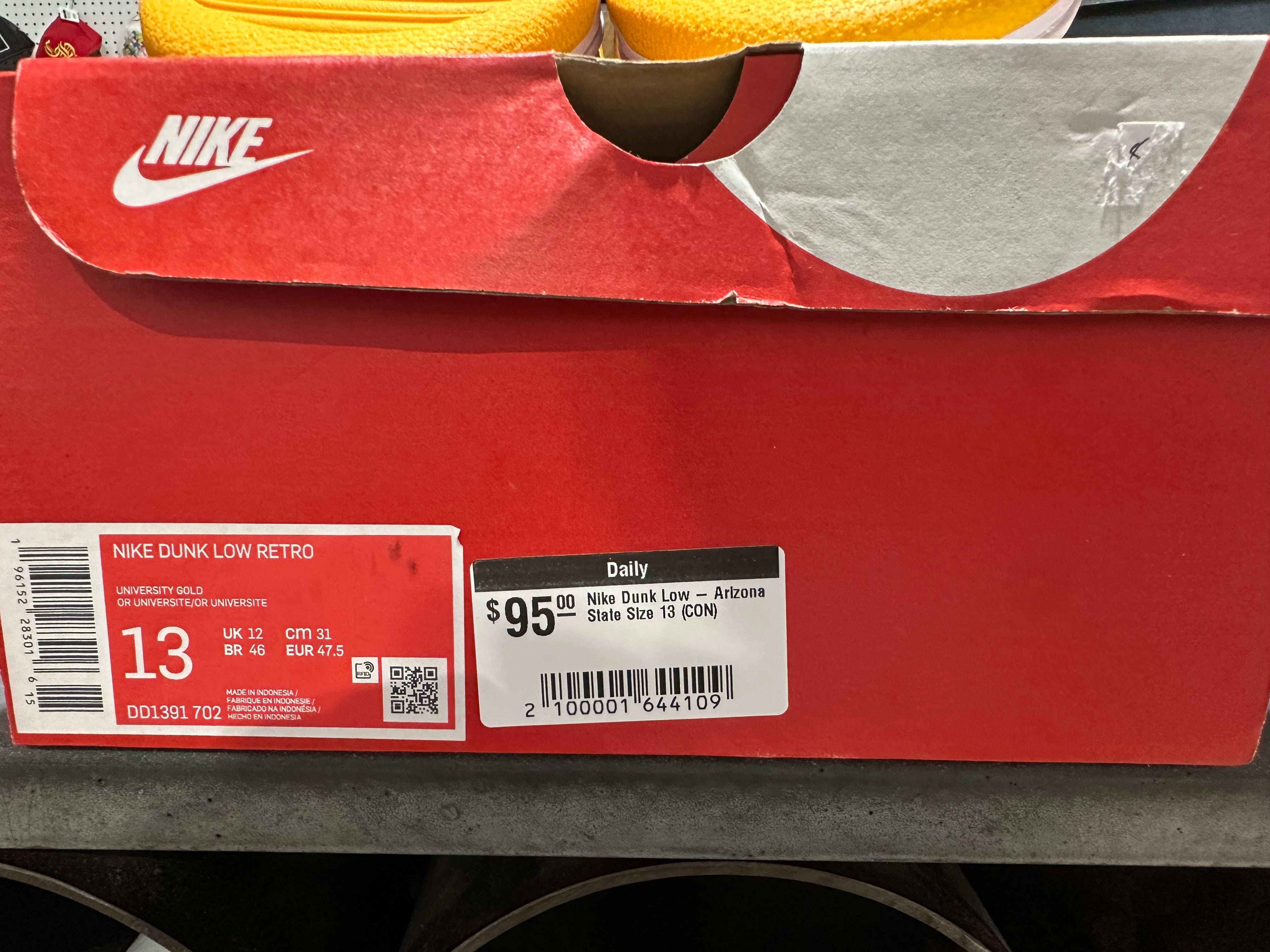 Nike Dunk Low - Arizona State Size 13
