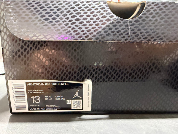 Air Jordan 11 Retro Low - Snake Navy 2019 Size 13