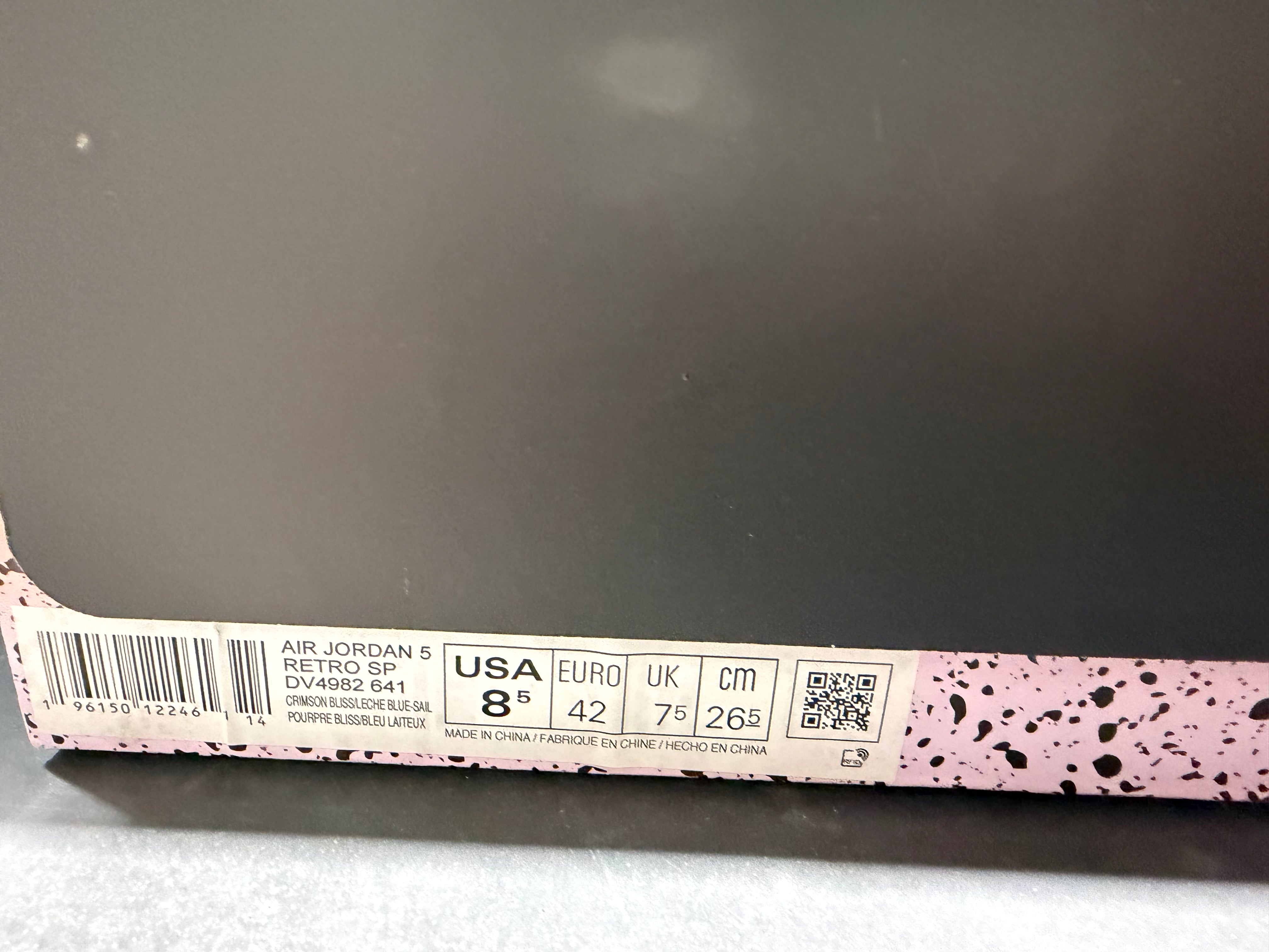 Air Jordan 5 Retro - DJ Khaled We The Best Crimson Bliss Size 8.5