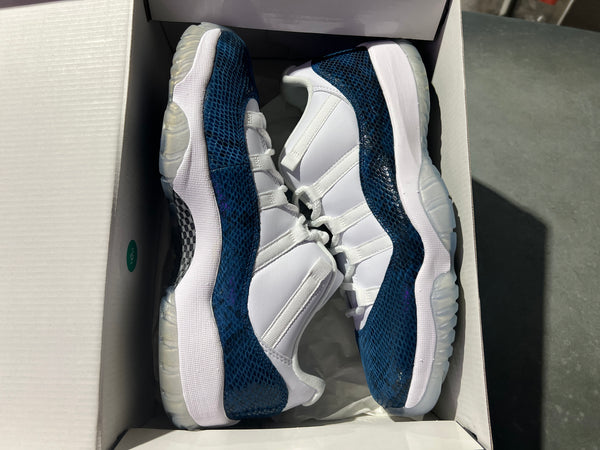 Air Jordan 11 Retro Low - Snake Navy 2019 Size 11
