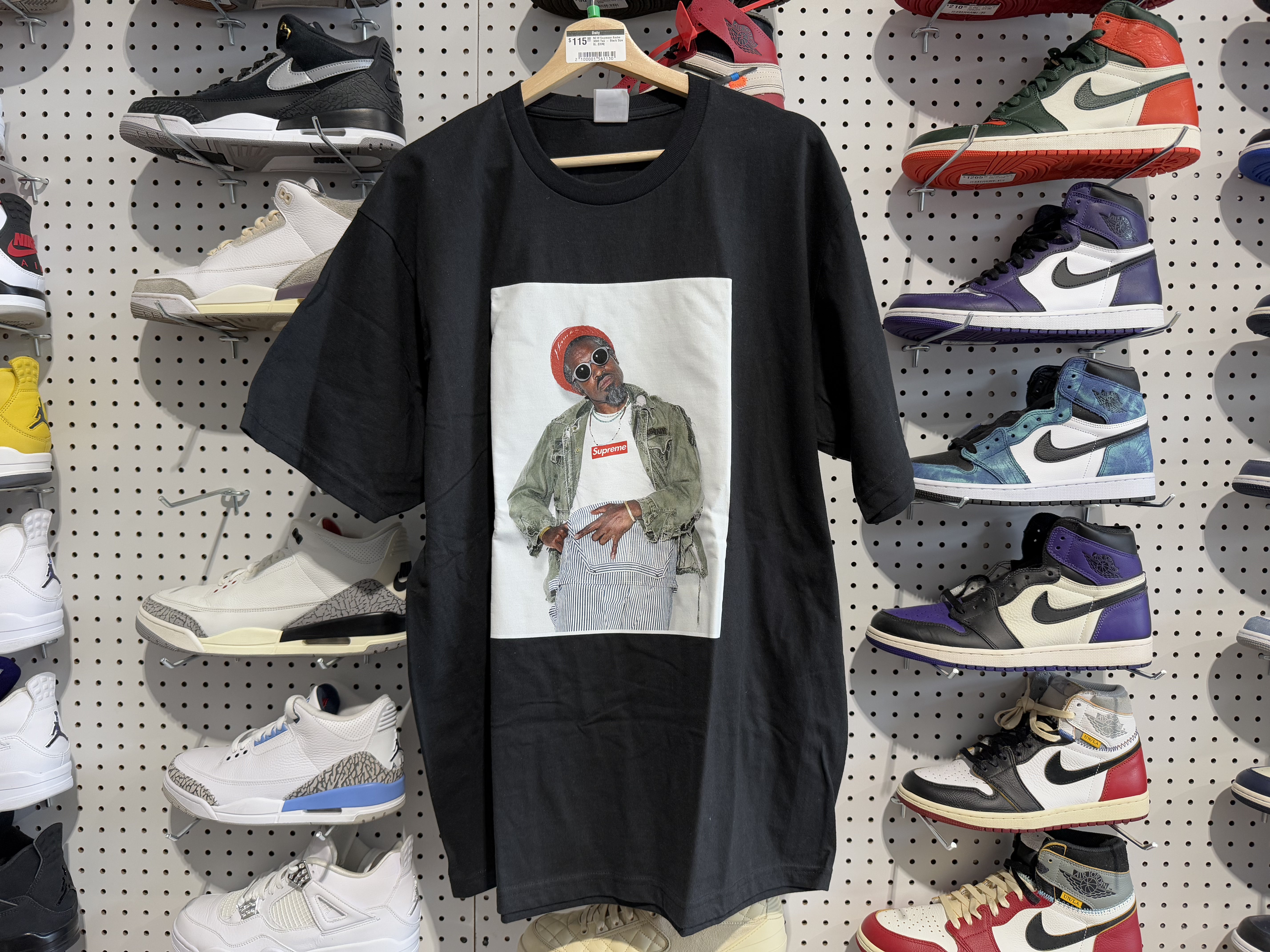 NEW Supreme Andre 3000 Tee - Black Size XL
