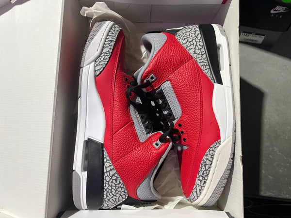 Air Jordan 3 Retro SE - Fire Red Unite CHI Size 10.5