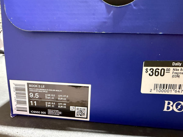 Nike Book 2 - Fragment Size 9.5