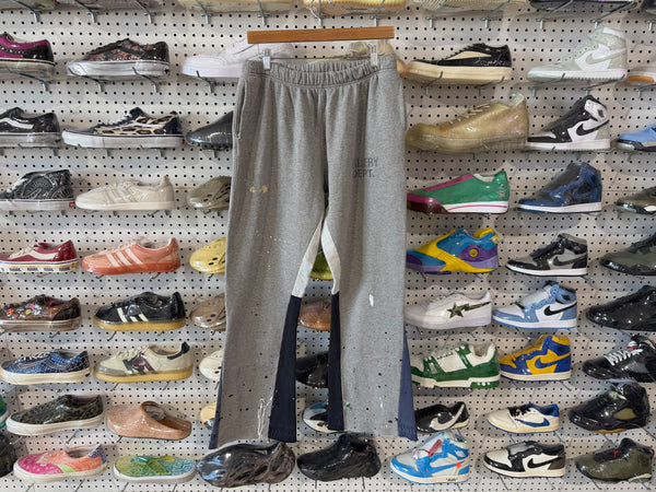USED Gallery Dept. Flare Sweatpants - Grey Size XL