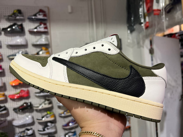 Air Jordan 1 Retro Low OG SP - Travis Scott Medium Olive