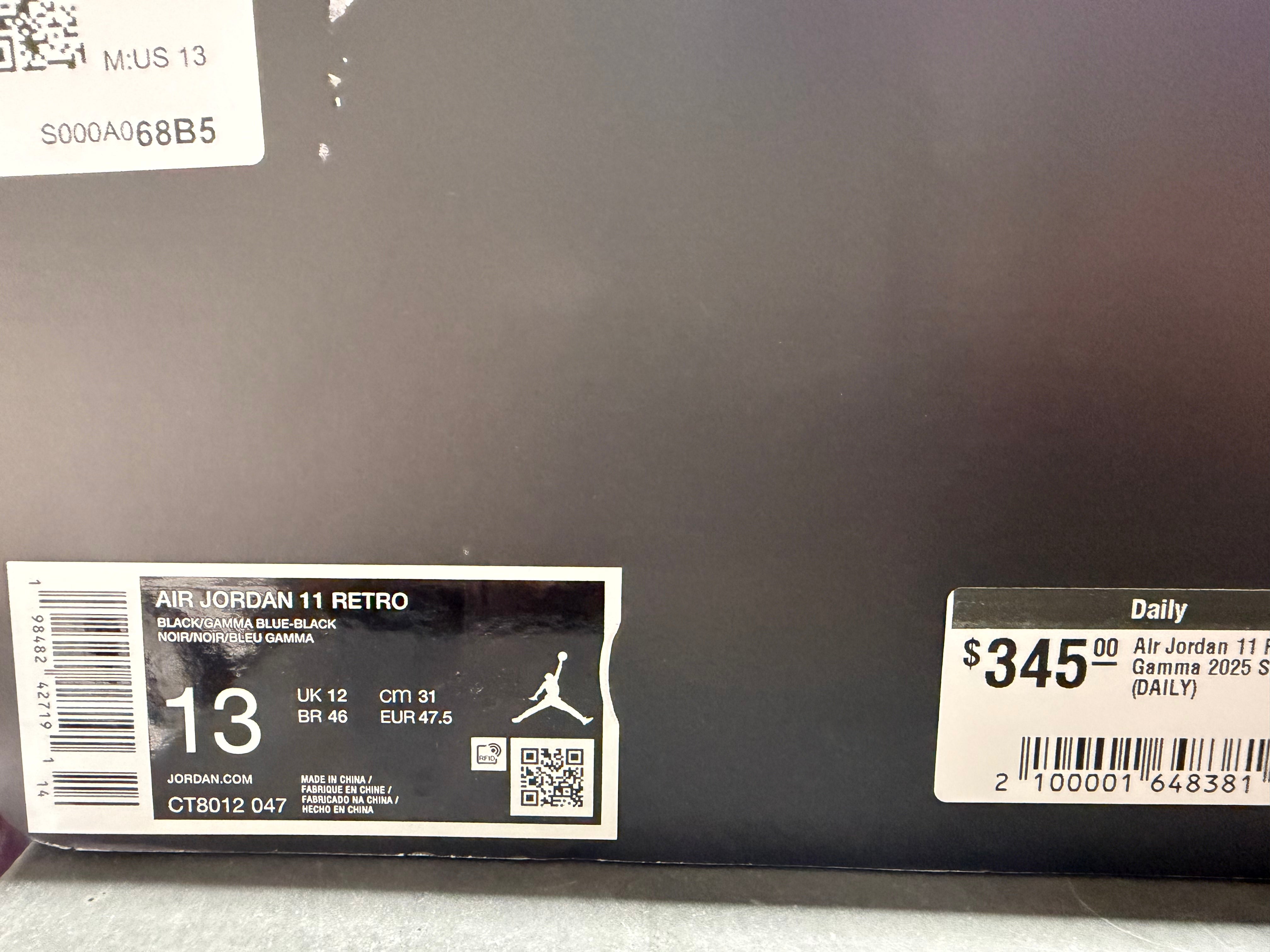 Air Jordan 11 Retro - Gamma 2025 Size 13