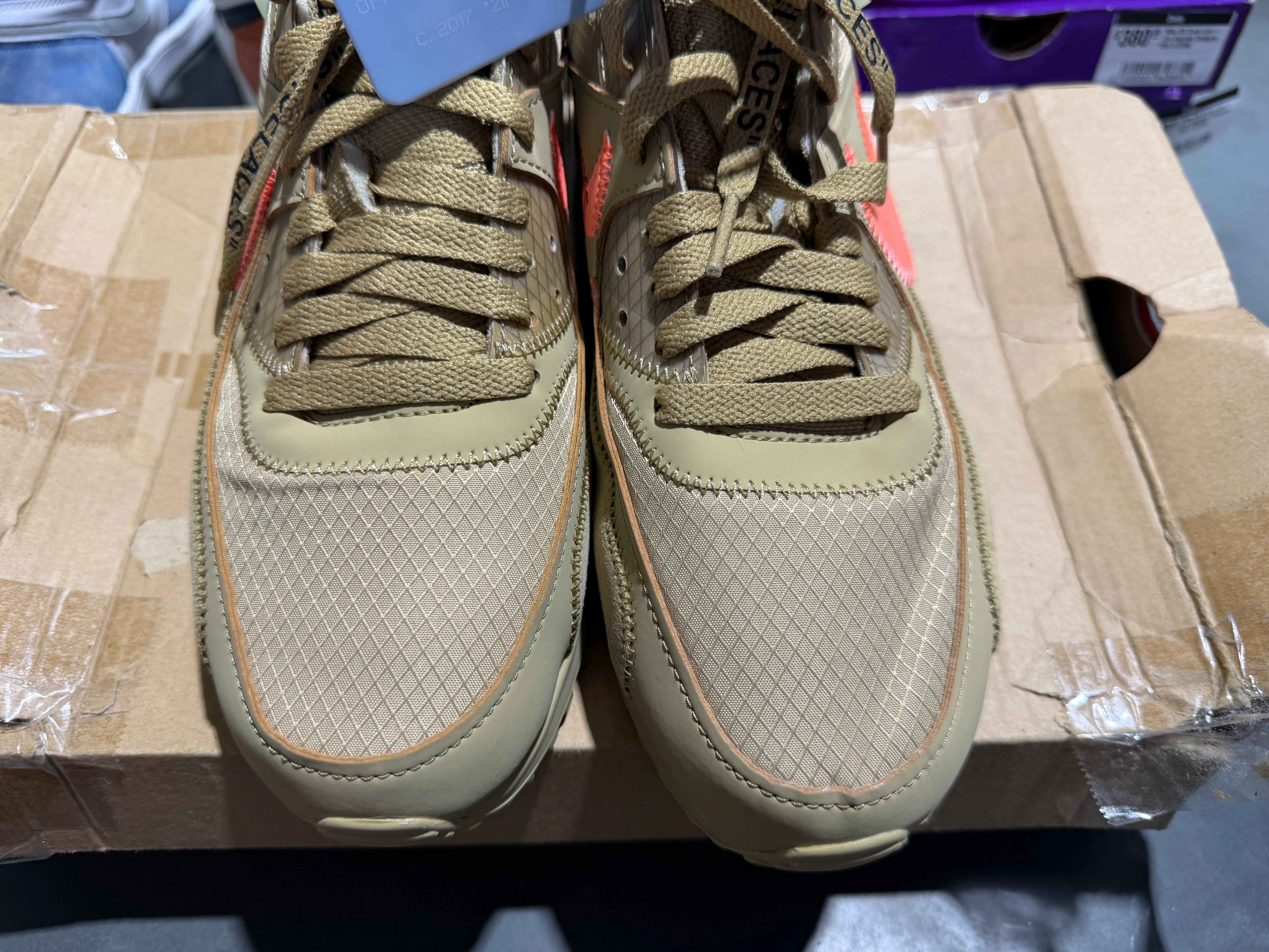 Nike x Off White Air Max 90 - Desert Ore Size 8