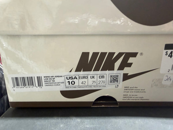 Air Jordan 1 Retro Low OG SP - Travis Scott/Canary Size 10W/8.5M