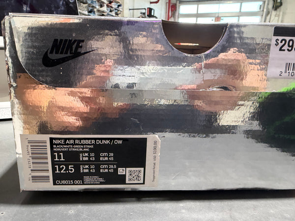 Nike Air Rubber Dunk - Off-White/Green Strike Size 11