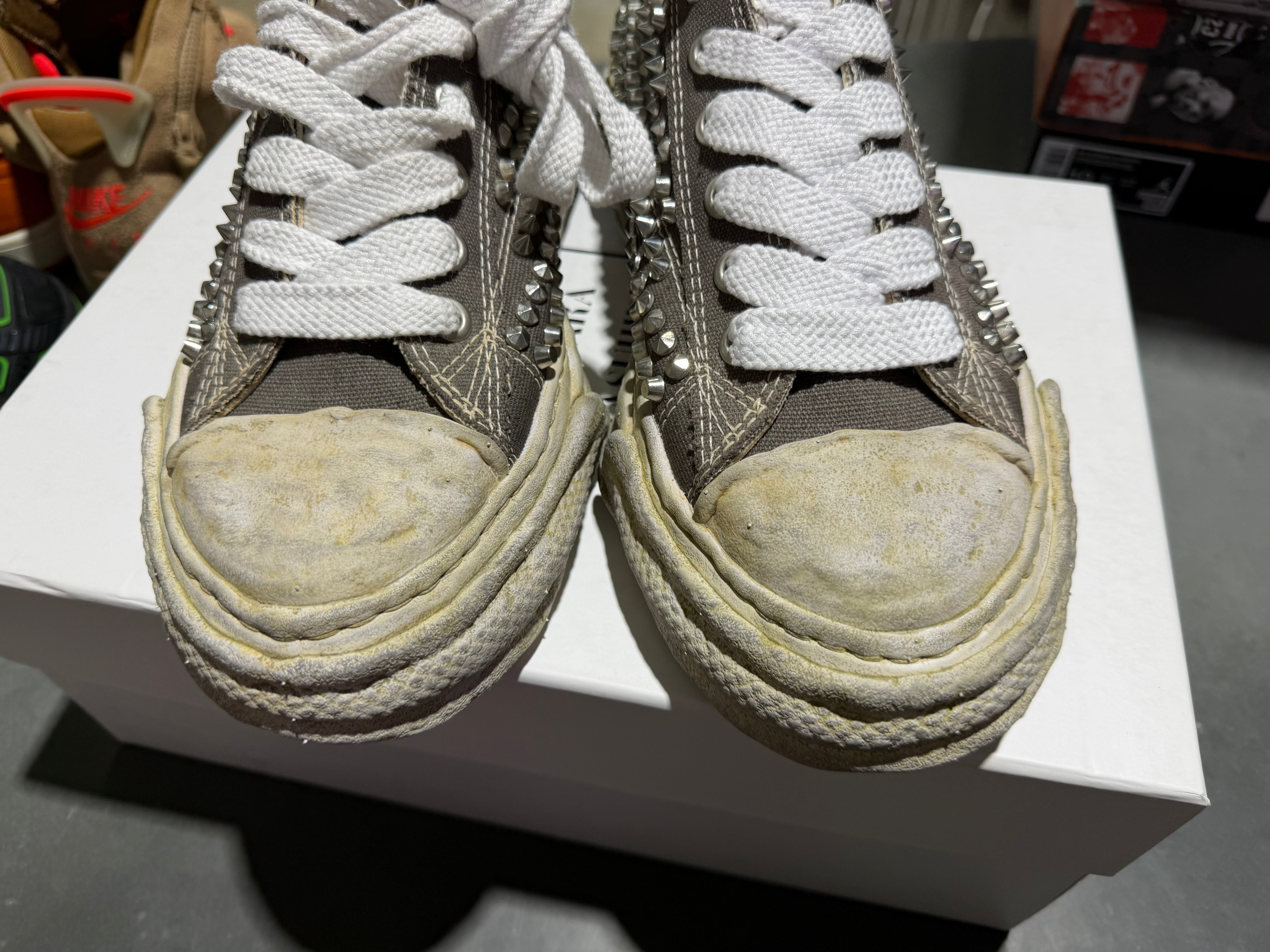 Maison Mihara Peterson Studded Low Top - Grey Size 41EU/8US