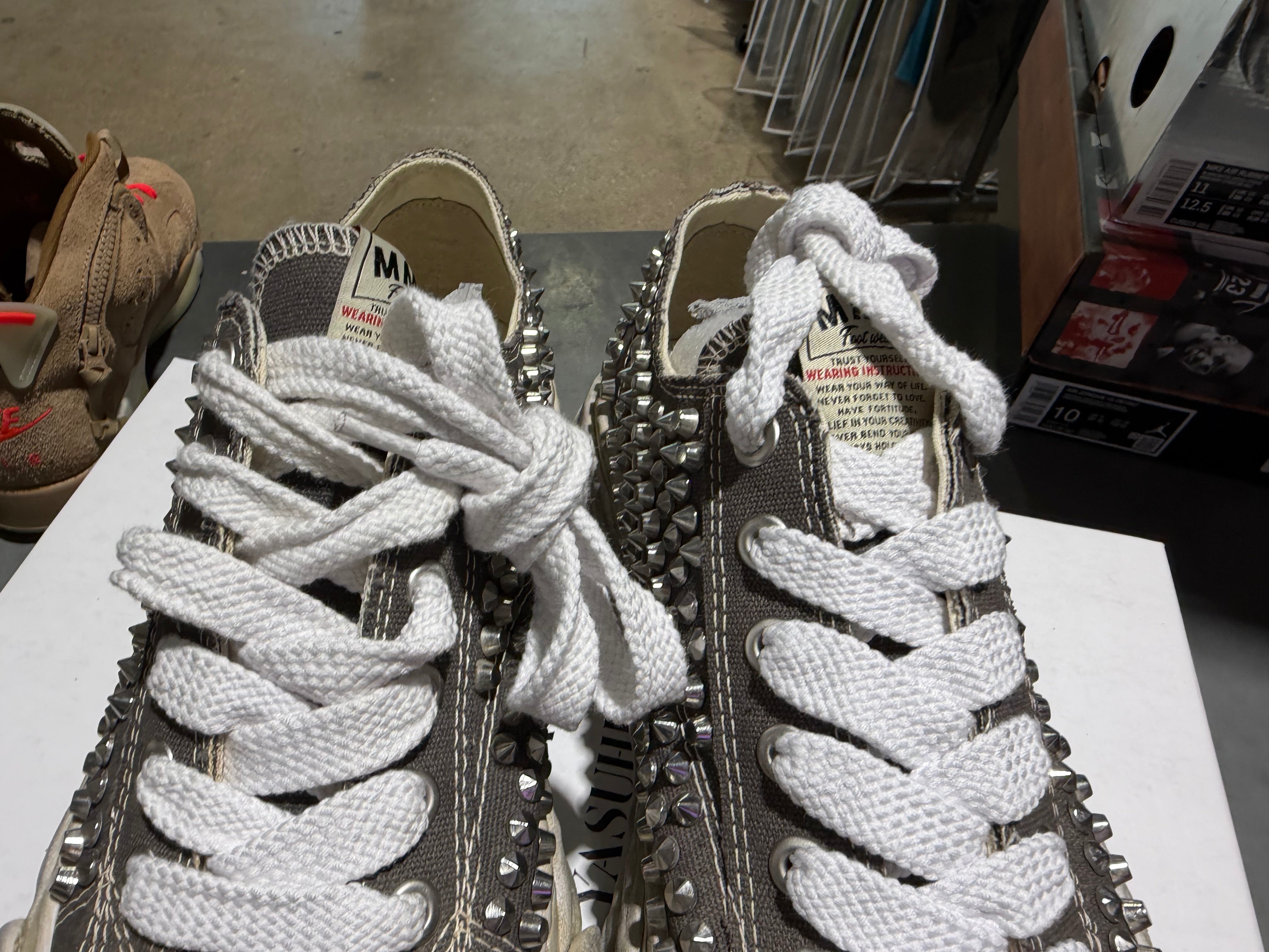 Maison Mihara Peterson Studded Low Top - Grey Size 41EU/8US