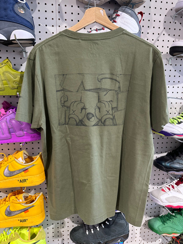 NEW Uniqlo x Kaws XX Pocket Tee - Olive Size XL