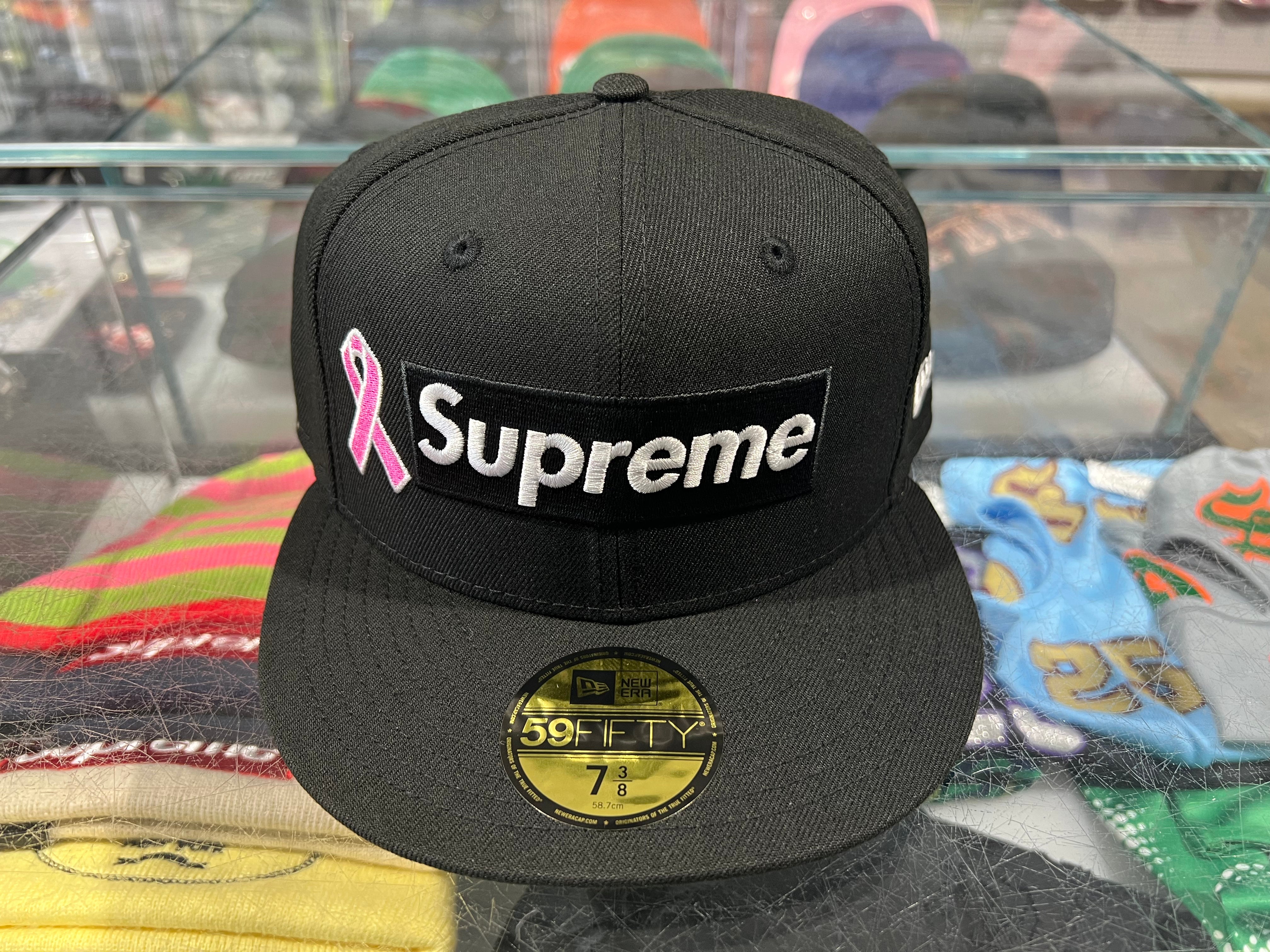 NEW Supreme x New Era Fitted Breast Cancer Awareness