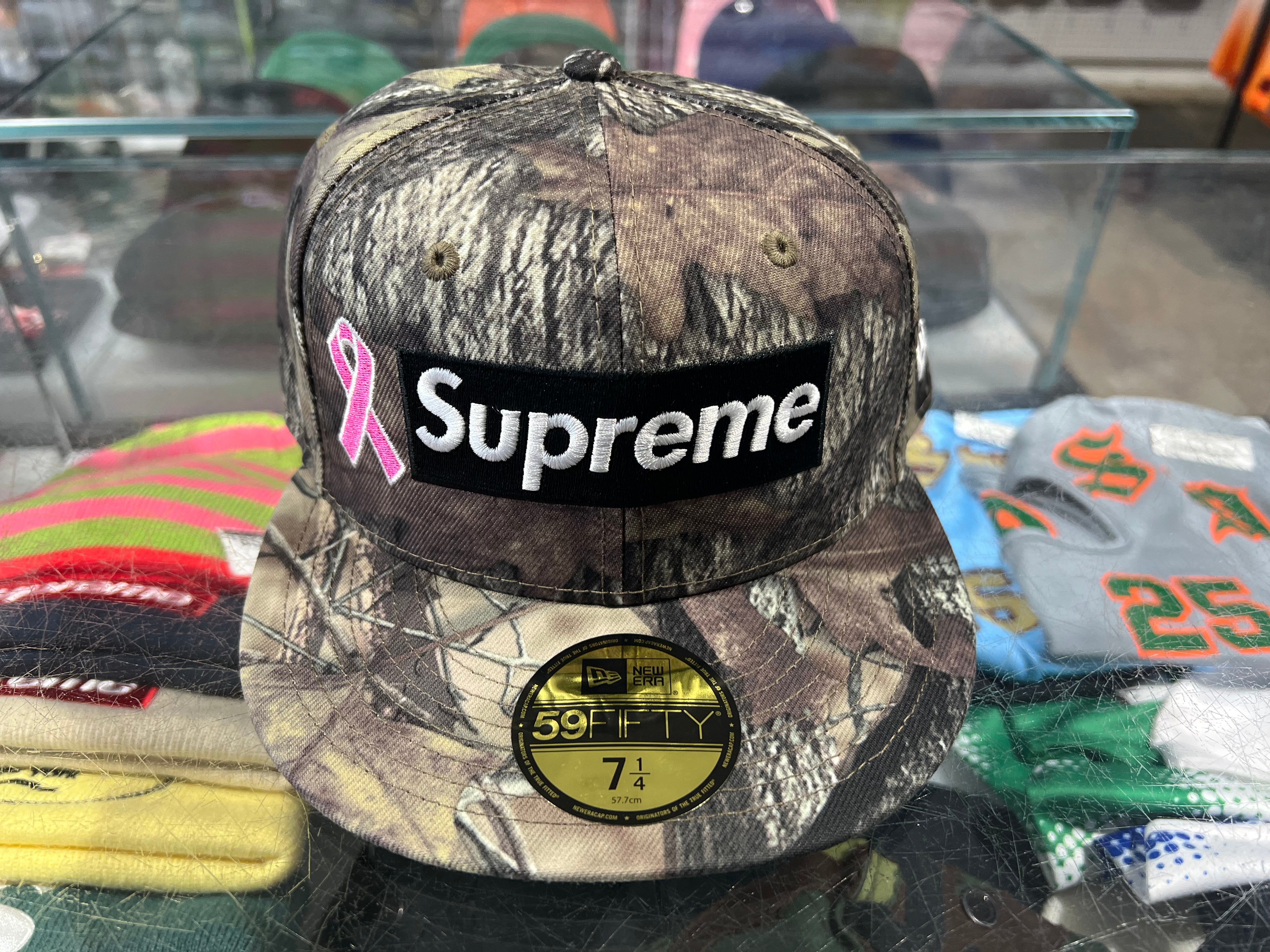 NEW Supreme x New Era Fitted Breast Cancer Awareness