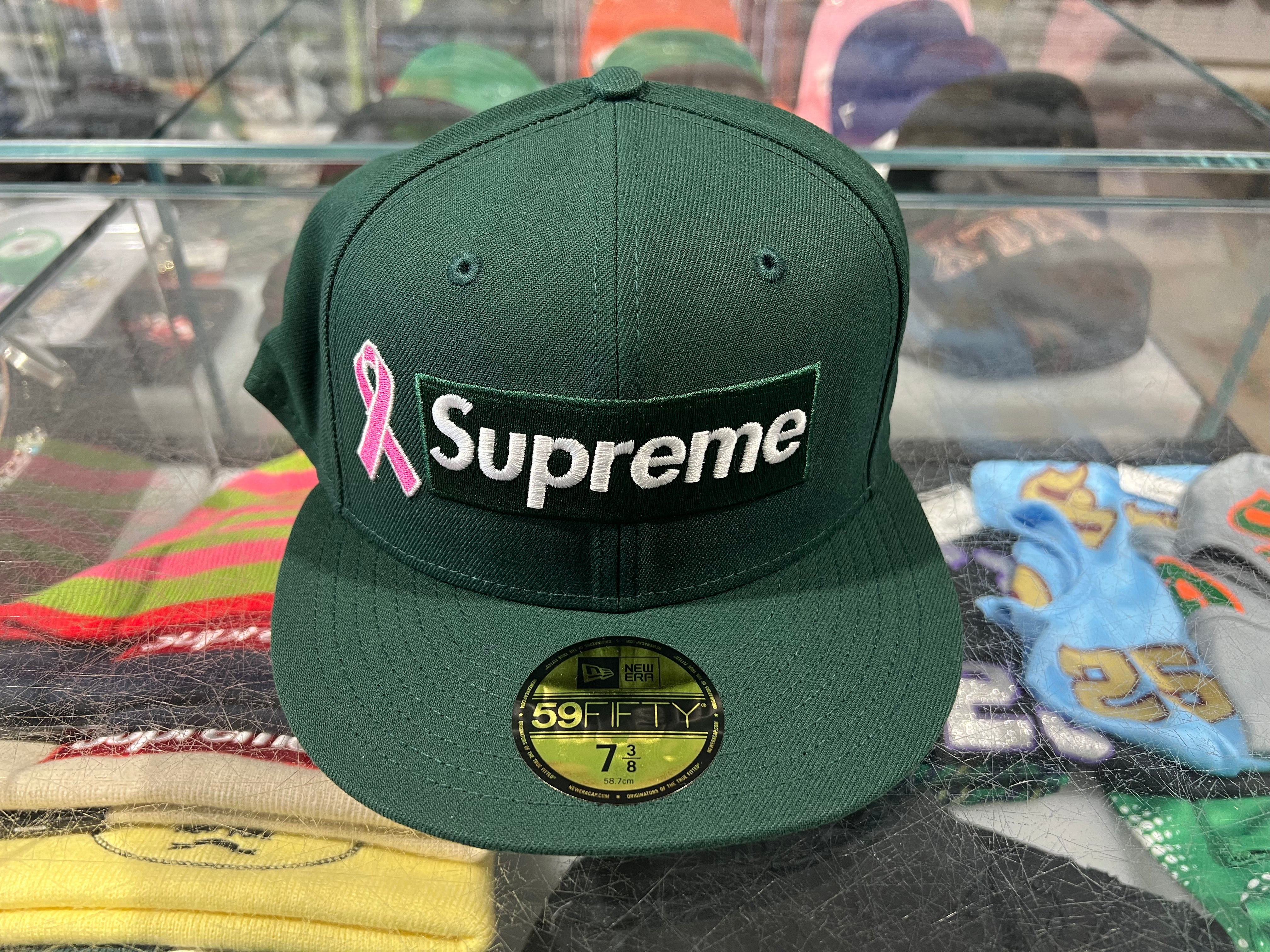 NEW Supreme x New Era Fitted Breast Cancer Awareness