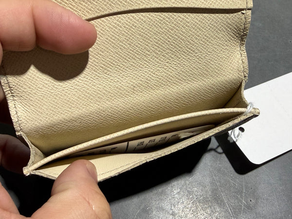 Clean Louis Vuitton Damier Canvas Card Holder - Azur