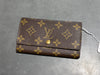 Clean Louis Vuitton Monogram Porte-Monnaie Tresor Wallet - Brown