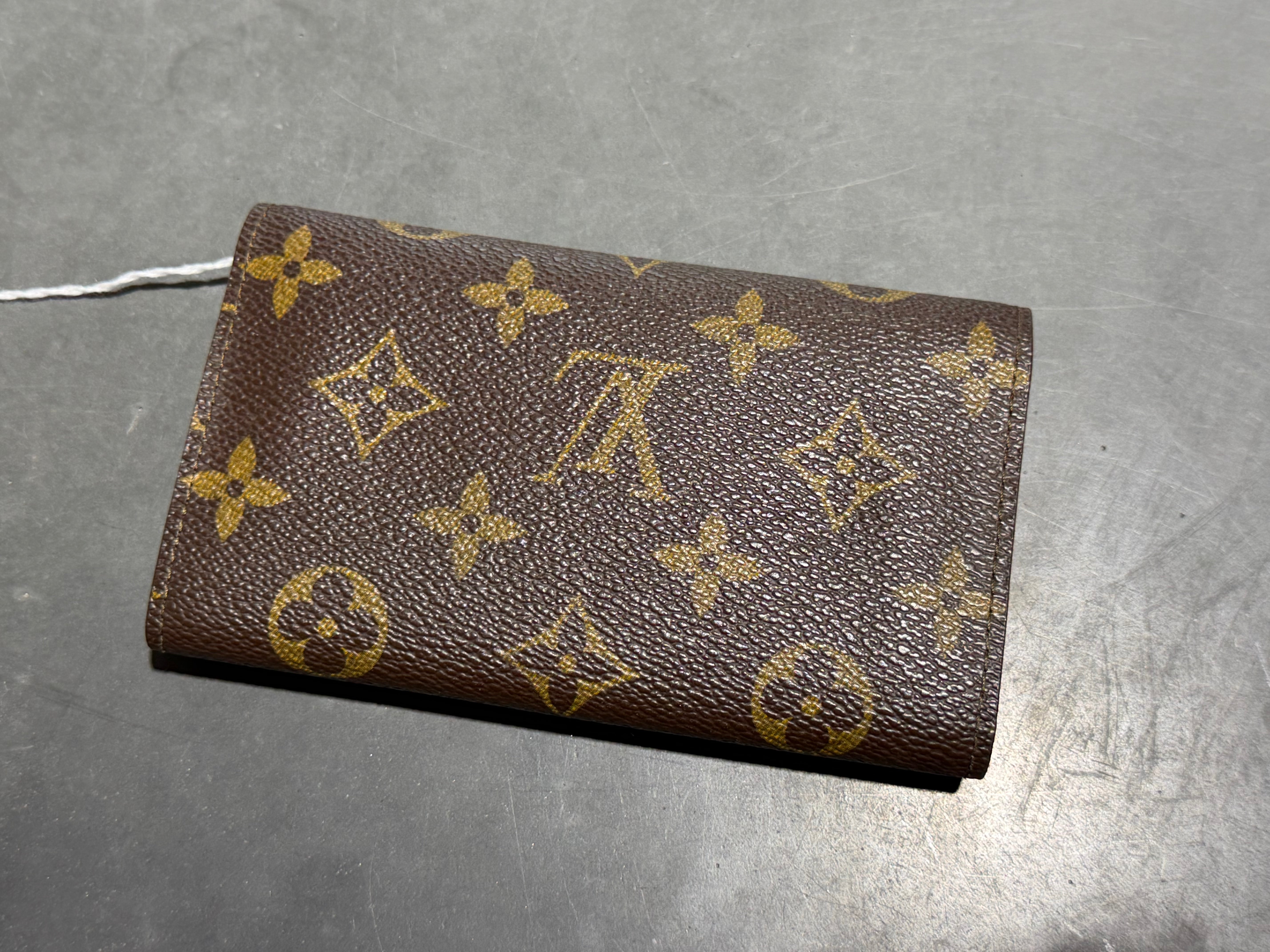 Clean Louis Vuitton Monogram Porte-Monnaie Tresor Wallet - Brown