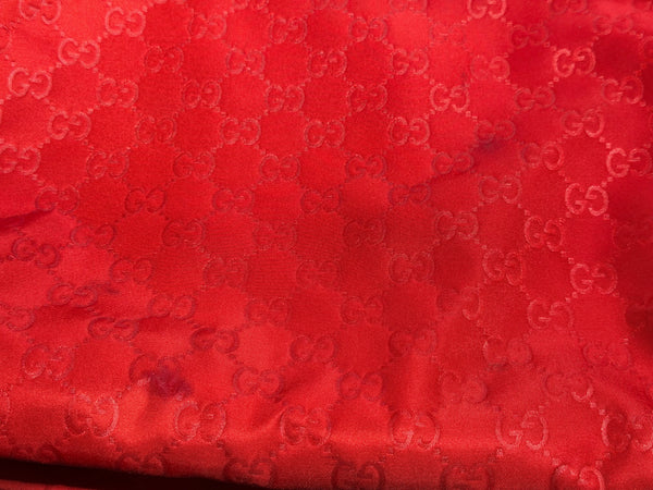 VTG 2000s GUCCI GG Nylon Monogram Medium Tote - Red