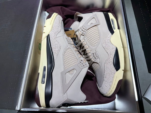 WMNS Air Jordan 4 Retro OG SP - A Ma Maniere/Fossil Stone Size 12.5W/11M