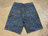 NEW Supreme SS25 Handwriting Double Knee Denim Shorts - Blue Size 36