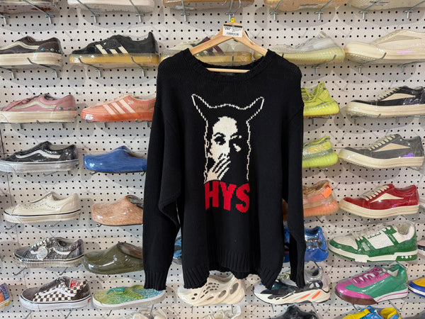 USED Hysteric Glamour Speak No Evil Sweater - Black Size M