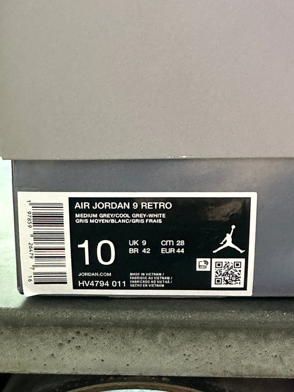 Air Jordan 9 Retro - Cool Grey 2025 Size 13