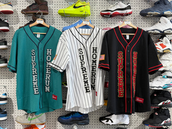 NEW Supreme x Homerun Baseball Jerseys
