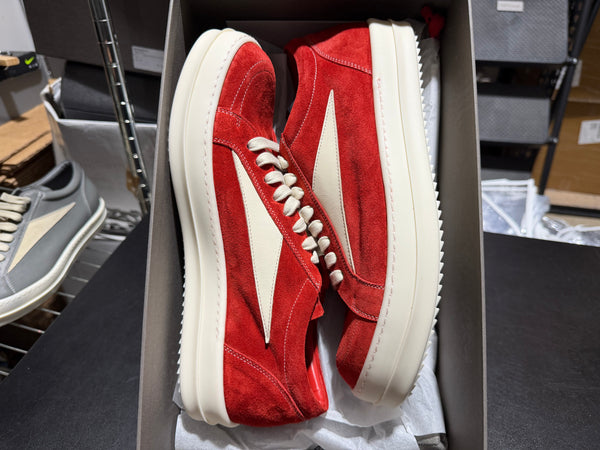 Rick Owens Vintage Sneakers - Carnelian Milk Size 9US/42EU