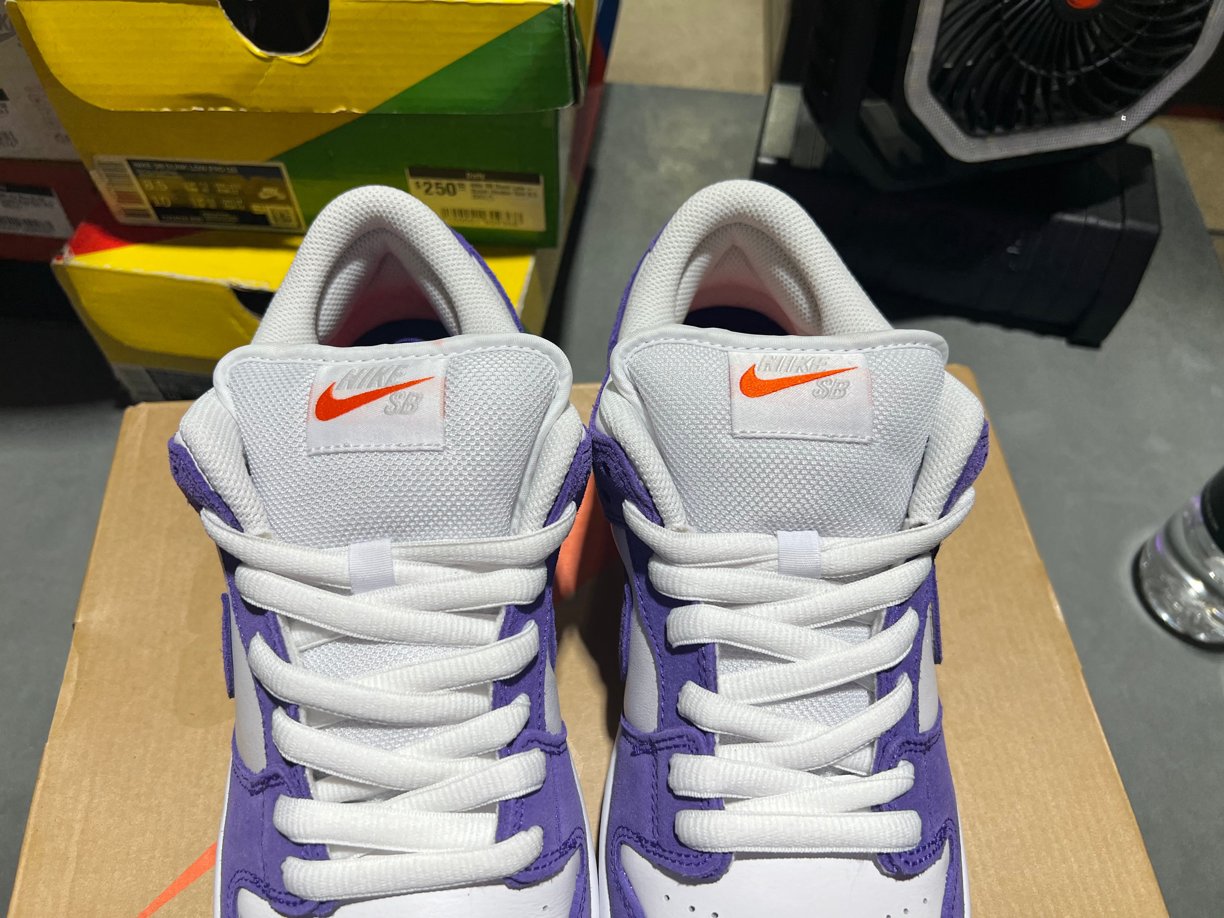 Nike SB Dunk Low Pro ISO - Orange Label Court Purple Size 9.5