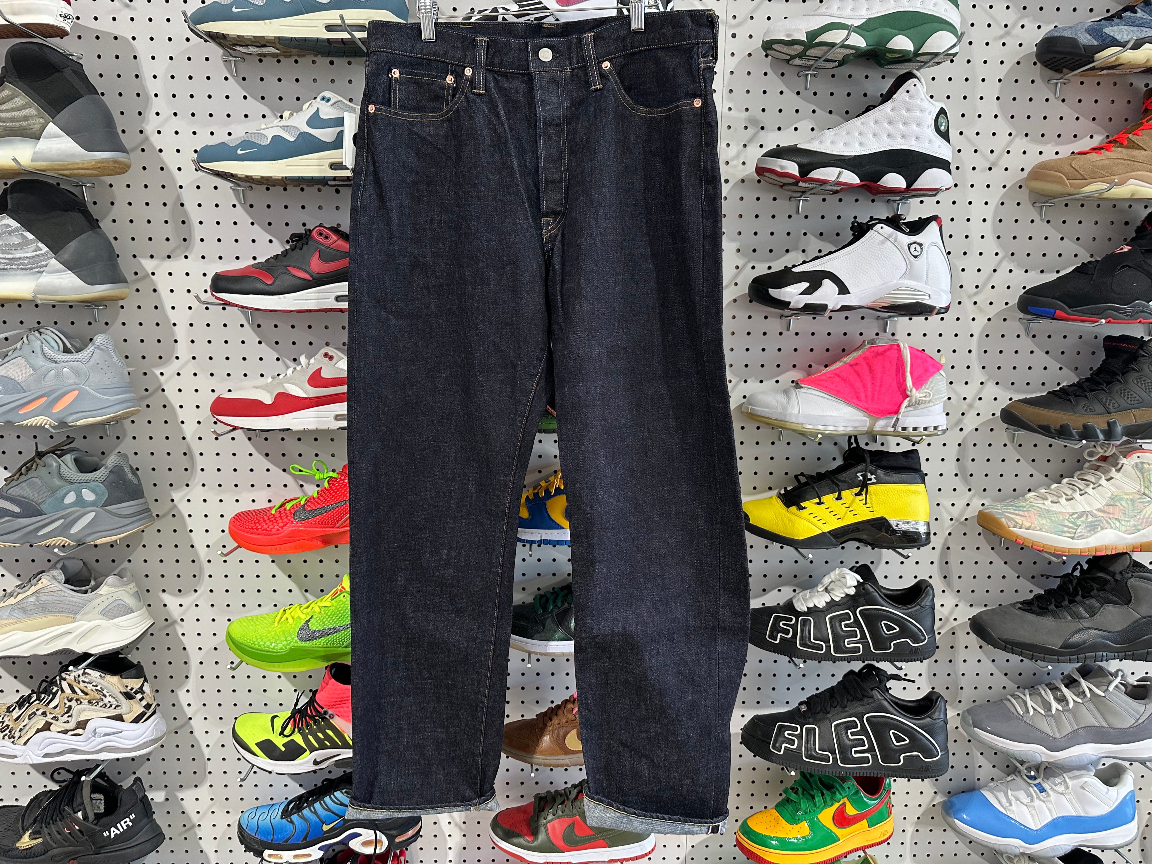 NEW Momotaro Classic Straight Japanese Selvage Denim - Inidgo Size 34
