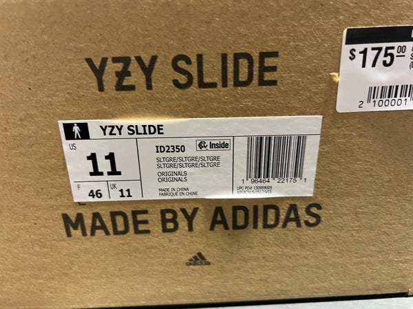 adidas Yeezy Slide - Slate Grey Size 11