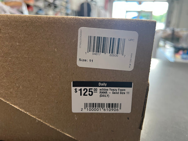 adidas Yeezy Foam RNNR - Sand Size 11