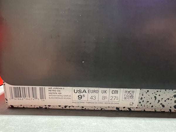 Air Jordan 5 Retro - Grape 2025 Size 9.5