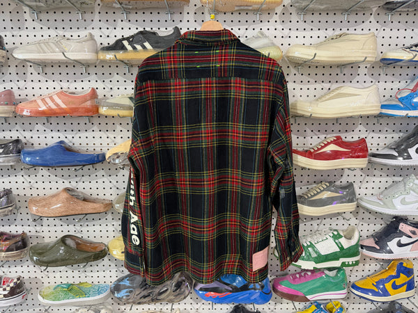 NEW Better With Age Flannel - Red Plaid Size Medium