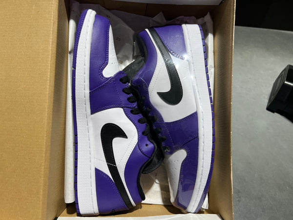 Air Jordan 1 Low - Court Purple White Size 11