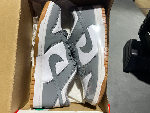 Nike Dunk Low (GS)  - Smoke Grey Gum 3M Swoosh Size 7Y