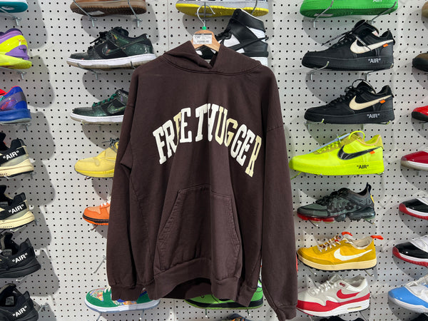 NEW Travis Scott x CPFM "Free Thugger" Hoodie - Brown Size XL