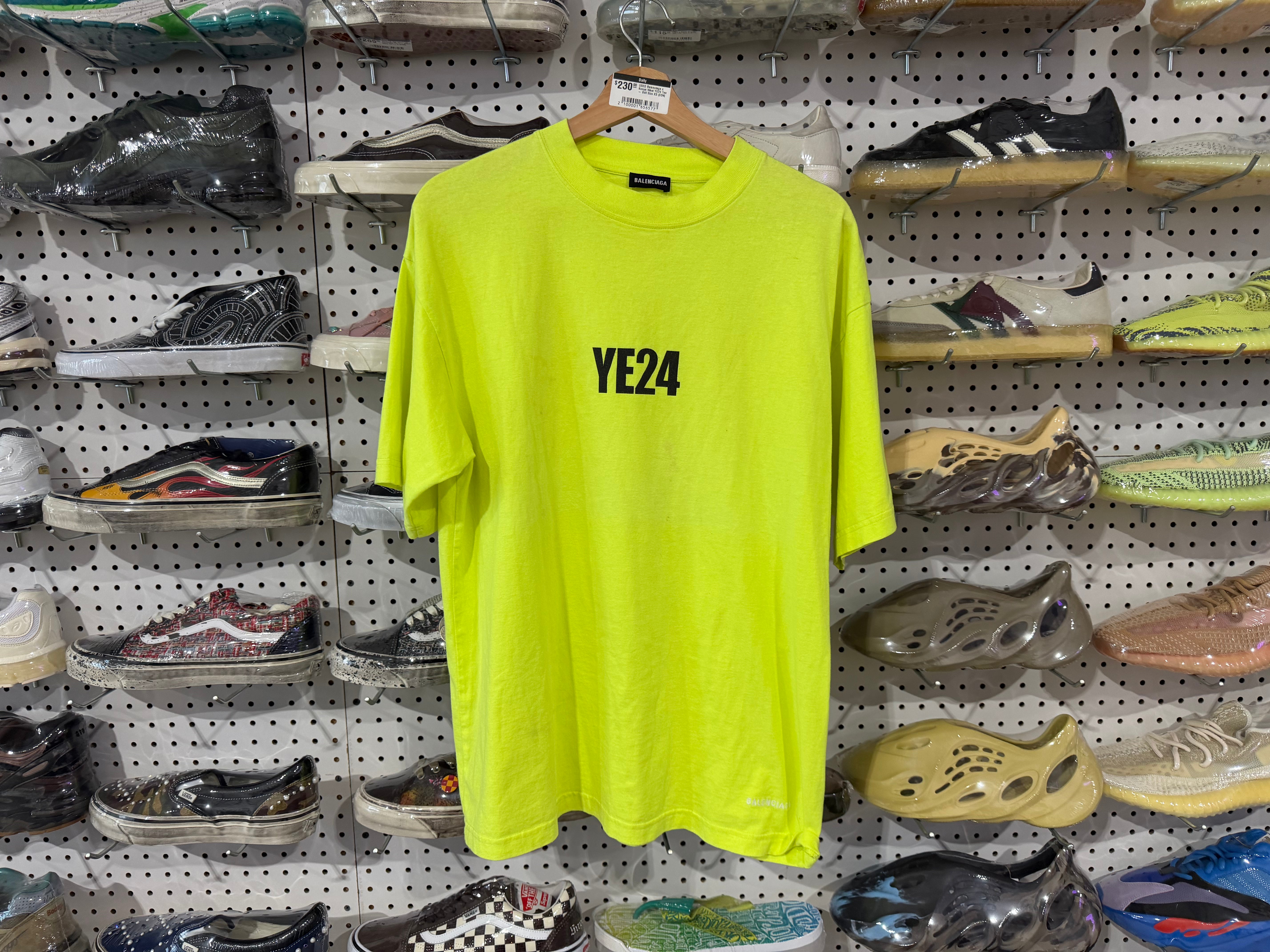 USED Balenciaga x Kanye West YE24 Tee - Volt Size XS