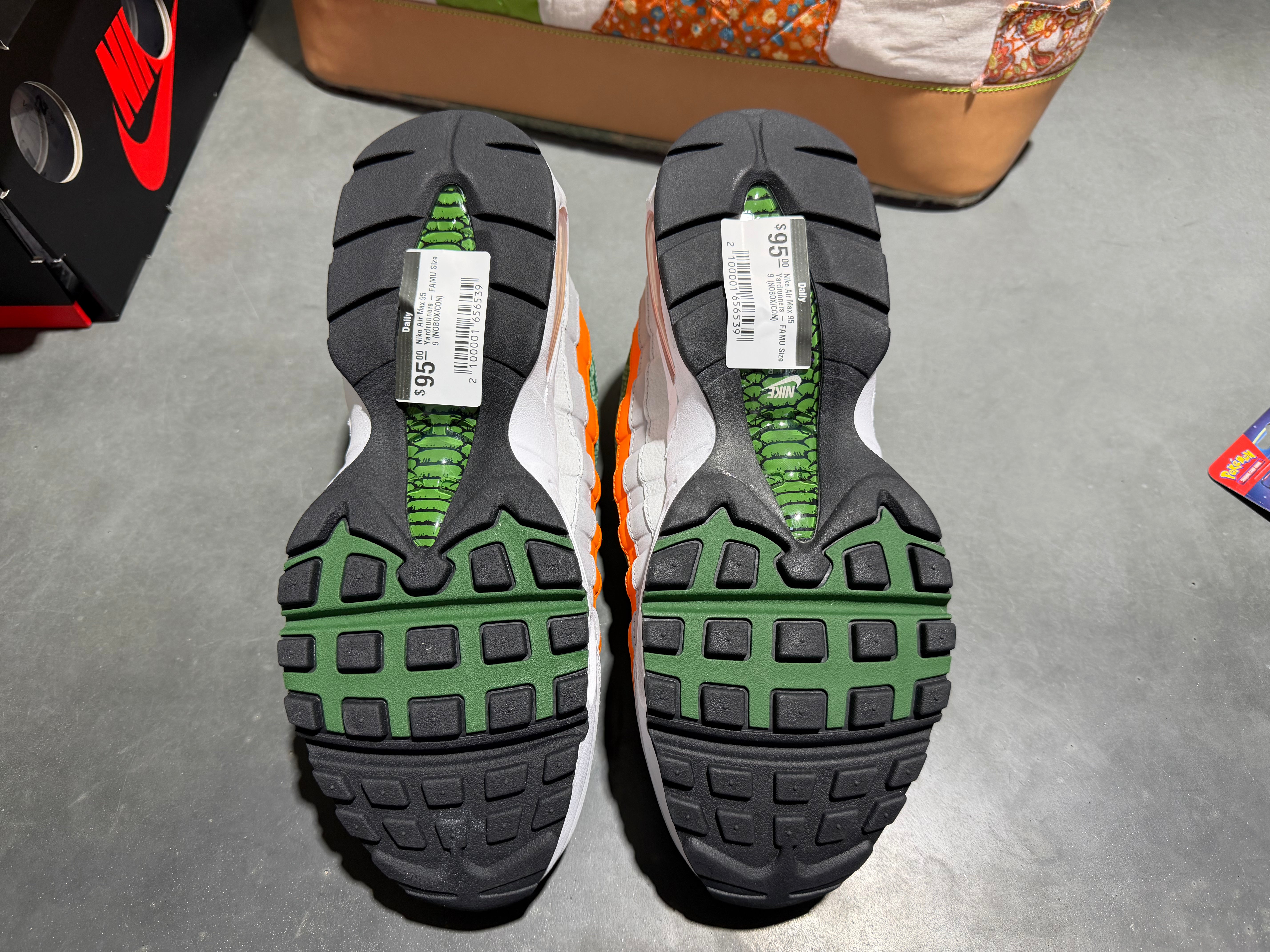 Nike Air Max 95 Yardrunners - FAMU Size 9