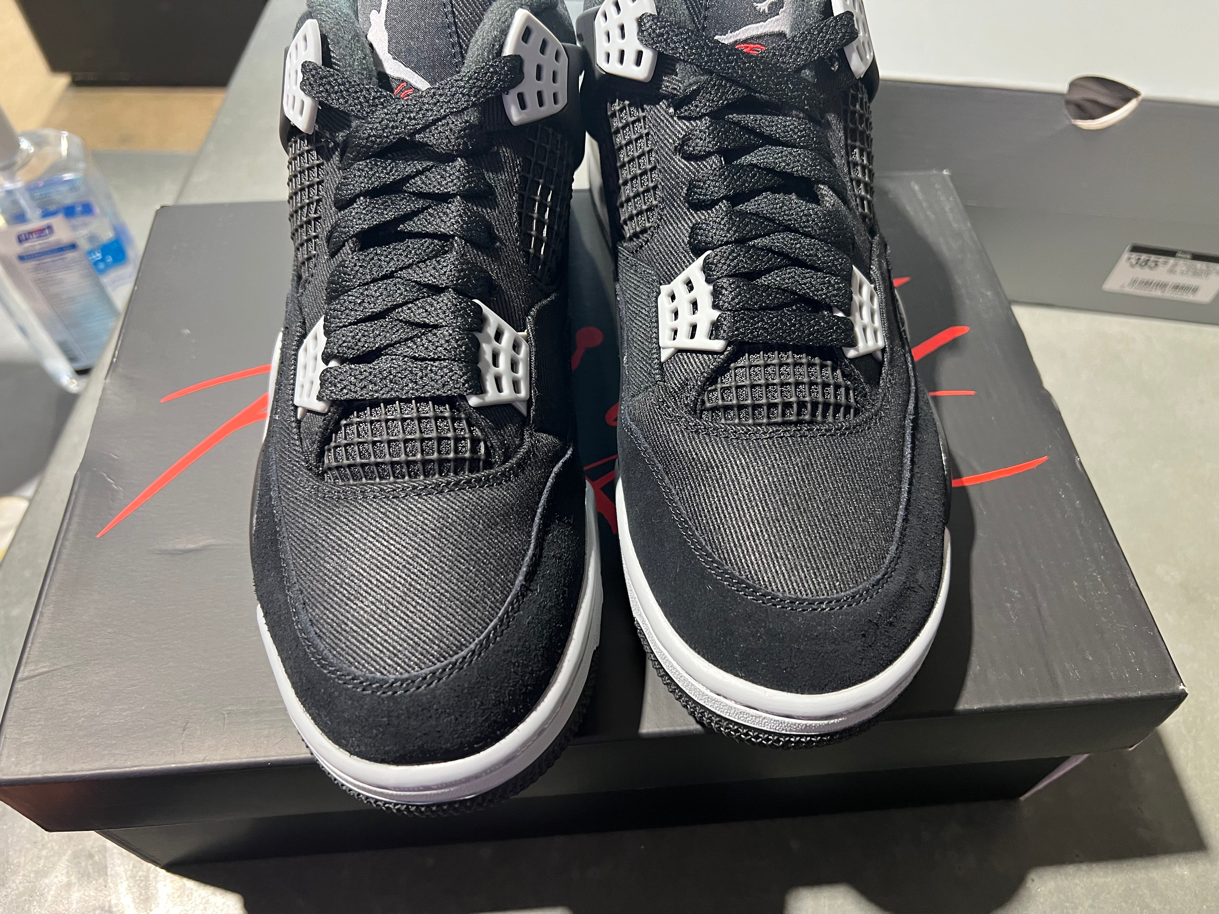 Air Jordan 4 Retro SE - Black Canvas Size 9