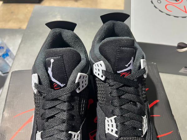 Air Jordan 4 Retro SE - Black Canvas Size 9