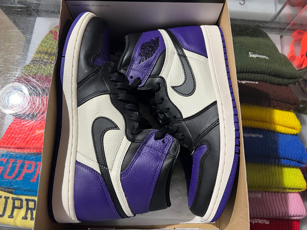 Air Jordan 1 Retro High OG - Court Purple Size 9.5