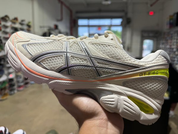 Asics GT 2160 Paris - Cream/Safety Yellow Size 8.5