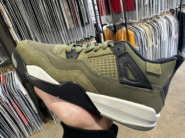 Air Jordan 4 Retro SE Craft (PS) - Medium Olive Size 10.5C