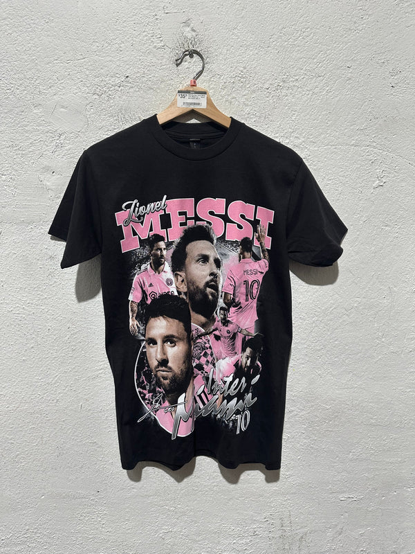NEW Bootleg Lionel Messi Inter Miami Tee - Black Size XL
