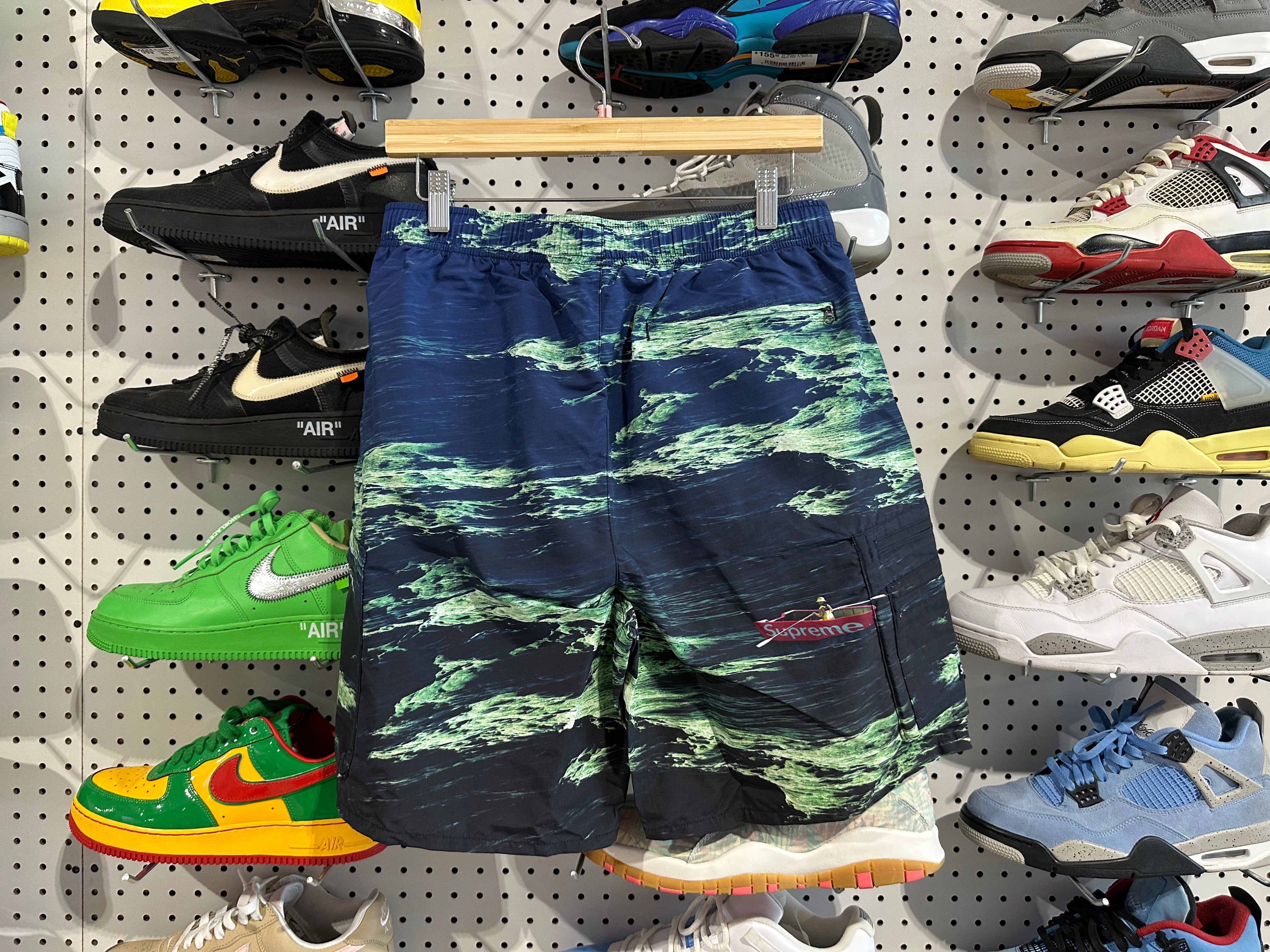 NEW Supreme SS25 Boat Shorts - Blue Size Small