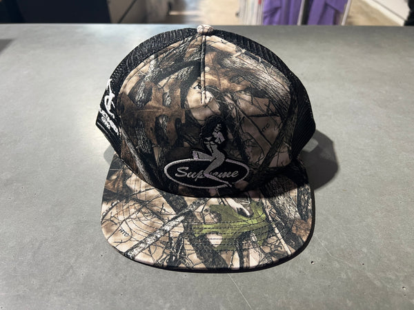 NEW Supreme Pinup Mesh Back 5-Panel - Green Camo